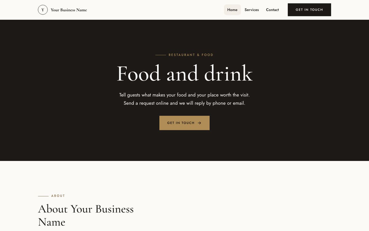 Websites: real screenshot